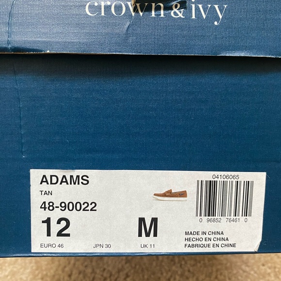 BRAND NEW Men's loafers Crown & Ivy - Picture 6 of 6